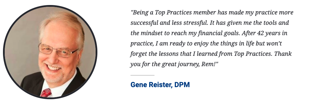 Gene Reister Testimonial