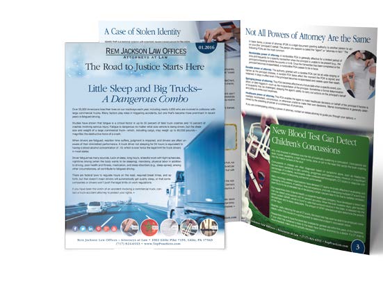 Monthly Client Newsletters