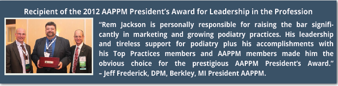 AAPPM President's Award for Leadership