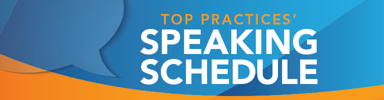 Speaking Schedule