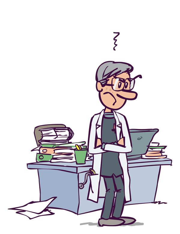 Grumpy Dr. Scrooge