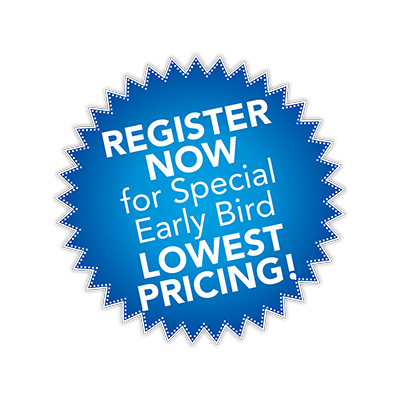 Register for Early Bird Pricing